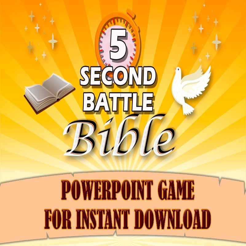 BIBLE GAME 5 SECOND BATTLE