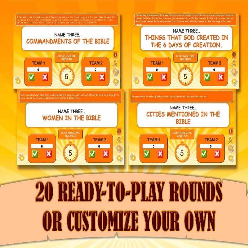 BIBLE GAME 5 SECOND BATTLE - Image 2