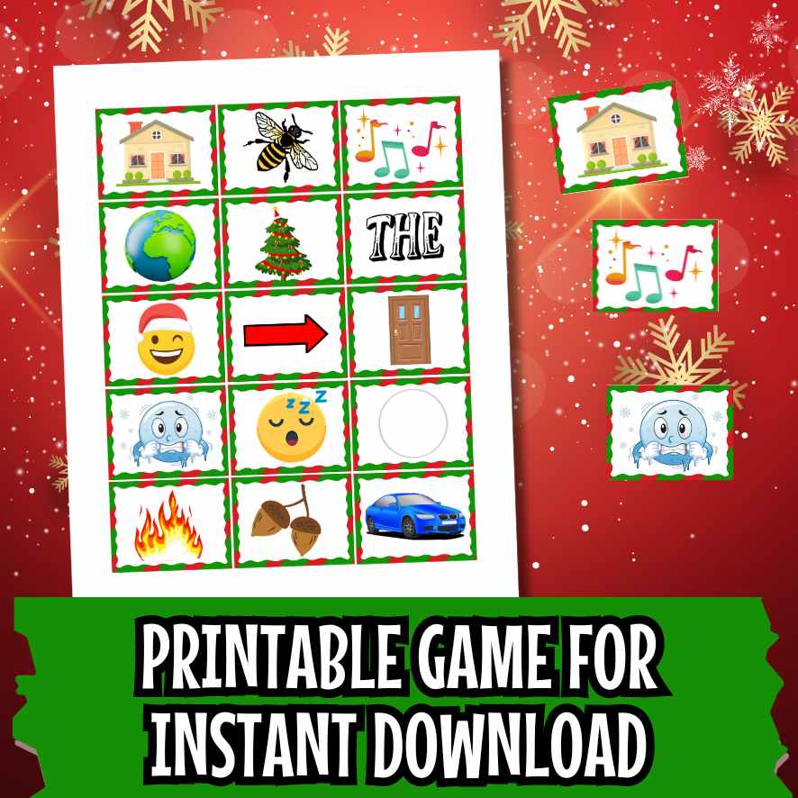 CHRISTMAS PICTIONARY SONGS GAME - Image 6
