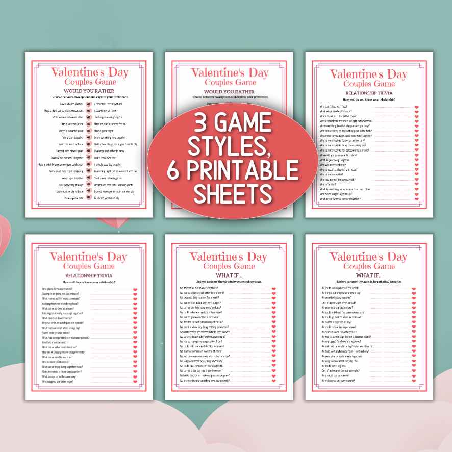 COUPLES GAME BUNDLES PRINTABLE - Image 2