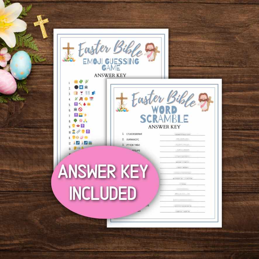 EASTER BIBLE GAMES BUNDLE PRINTABLE - Image 8