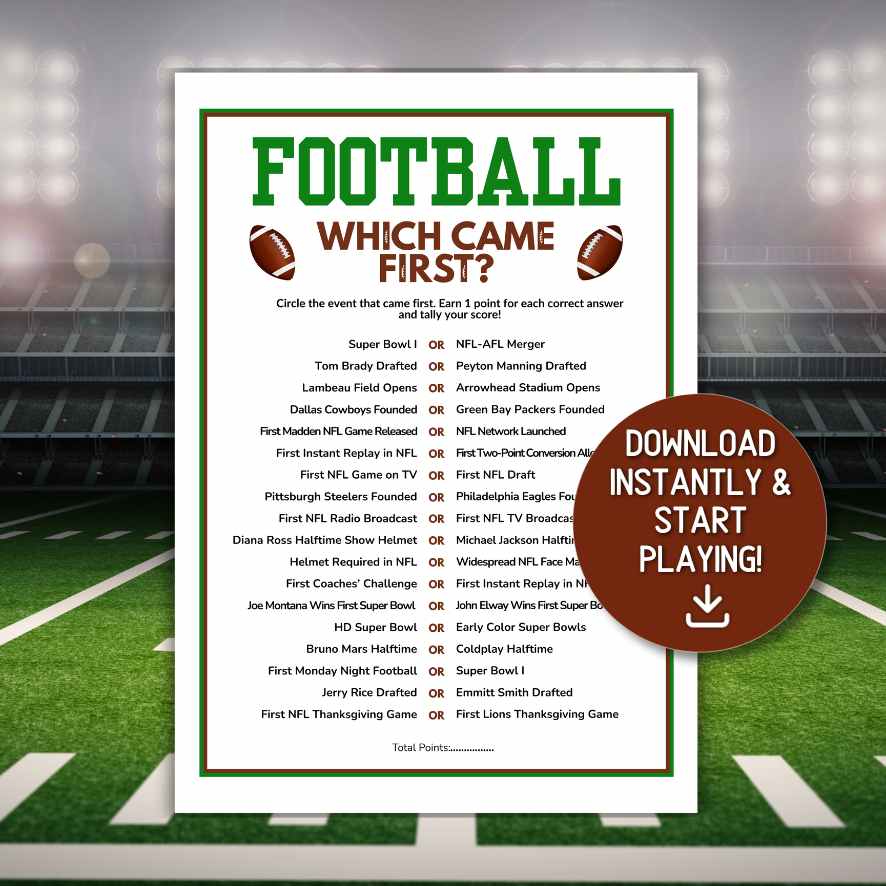 FOOTBALL WHICH CAME FIRST? - Image 2