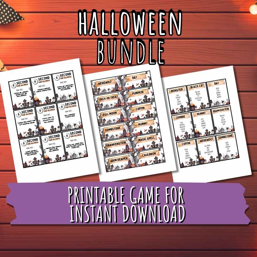 HALLOWEEN GAME BUNDLE FOR ADULTS AND TEENS - Image 3