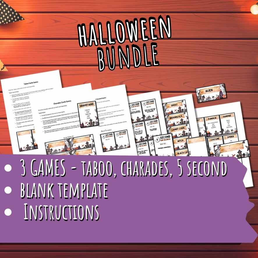 HALLOWEEN GAME BUNDLE FOR ADULTS AND TEENS - Image 5