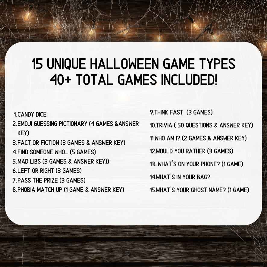 HALLOWEEN GAMES BUNDLE - Image 4