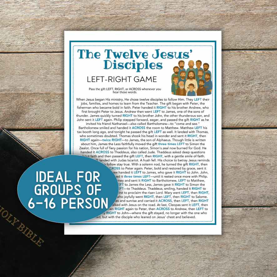 JESUS DISCIPLES LEFT RIGHT GAME - Image 2