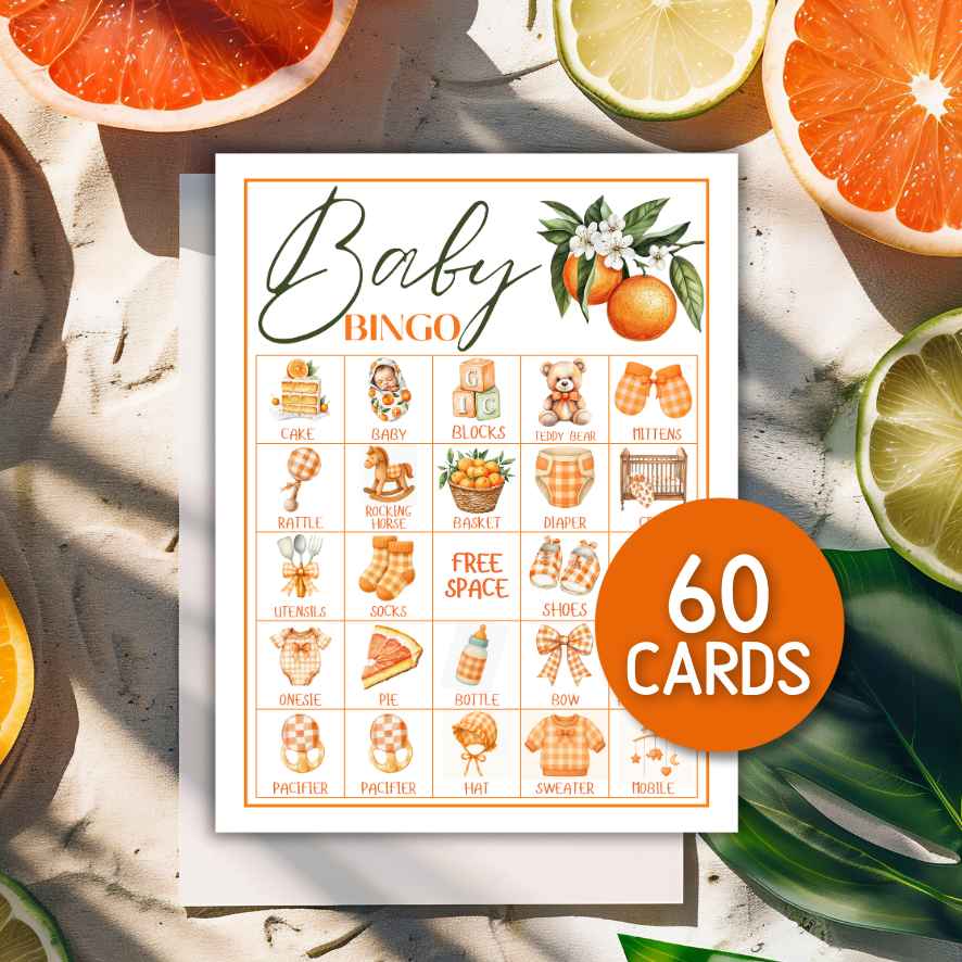 LITTLE CUTIE BABY SHOWER BINGO GAME - Image 3