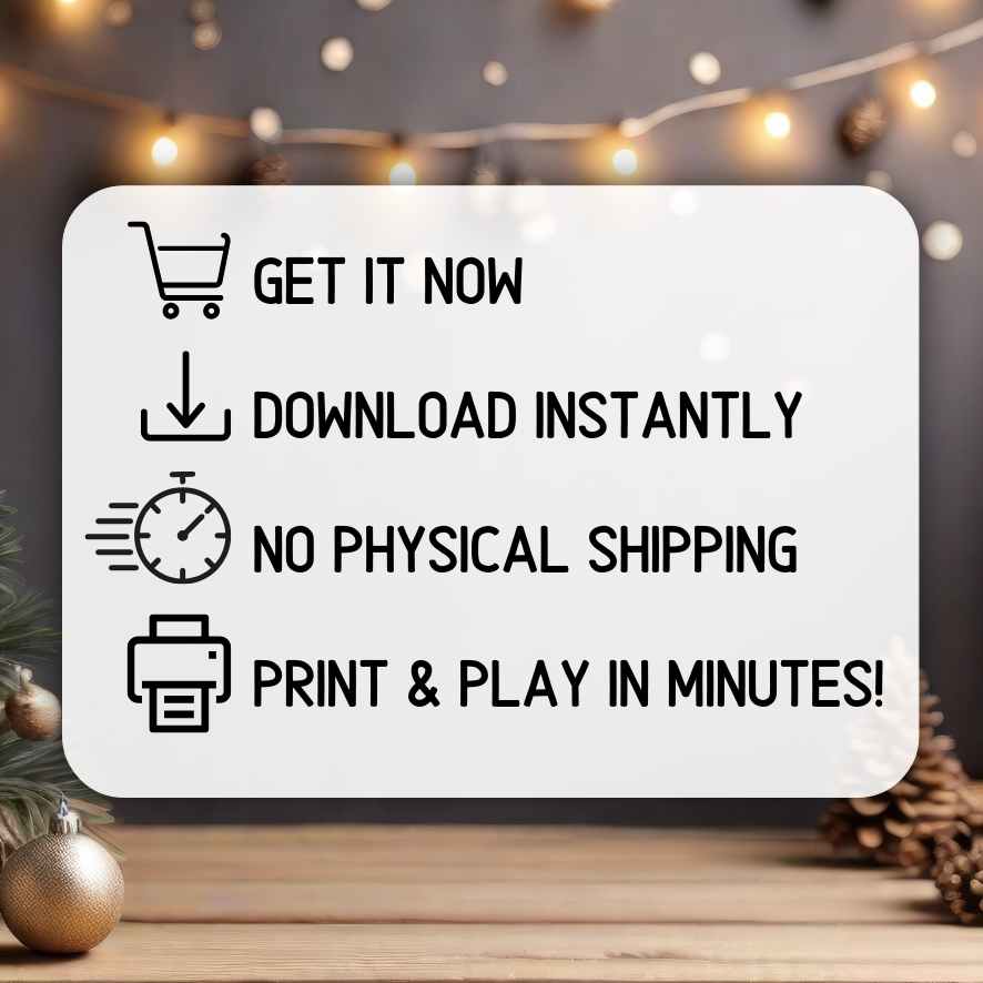 MERRY CHRISTMAS BINGO 50 CARDS - Image 9