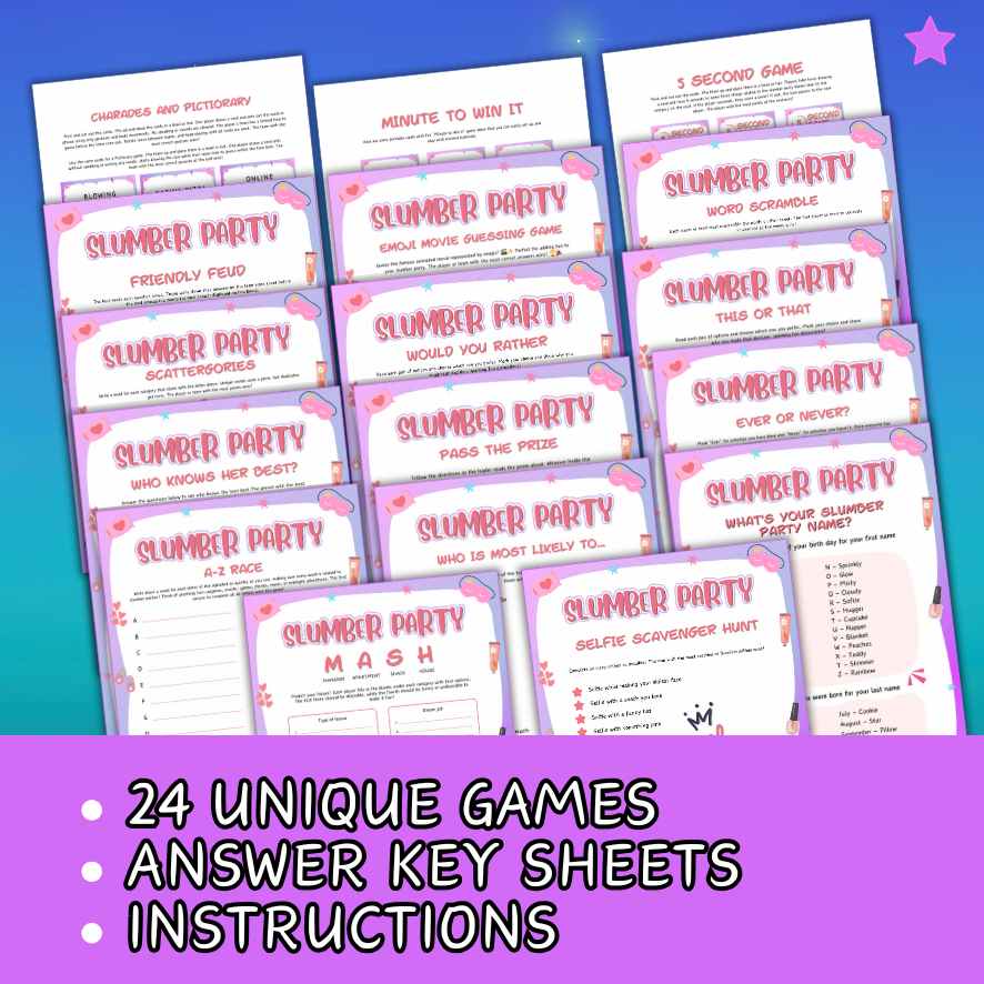 SLUMBER PARTY GAMES BUNDLE - Image 3