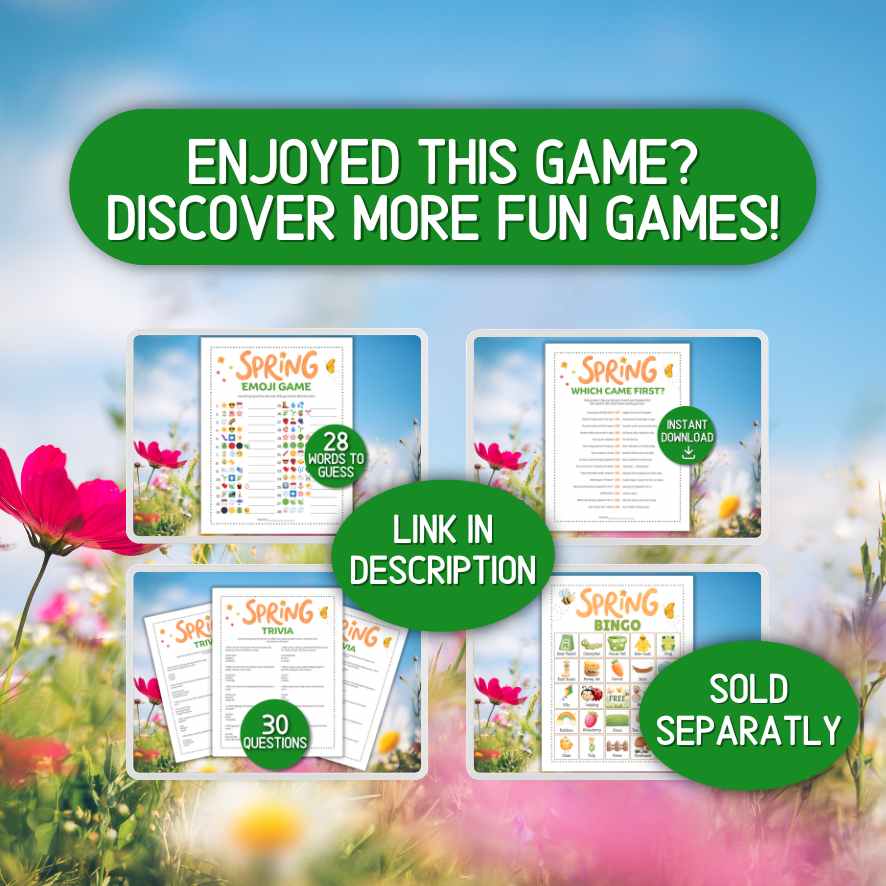 SPRING LEFT RIGHT GAME PRINTABLE - Image 8