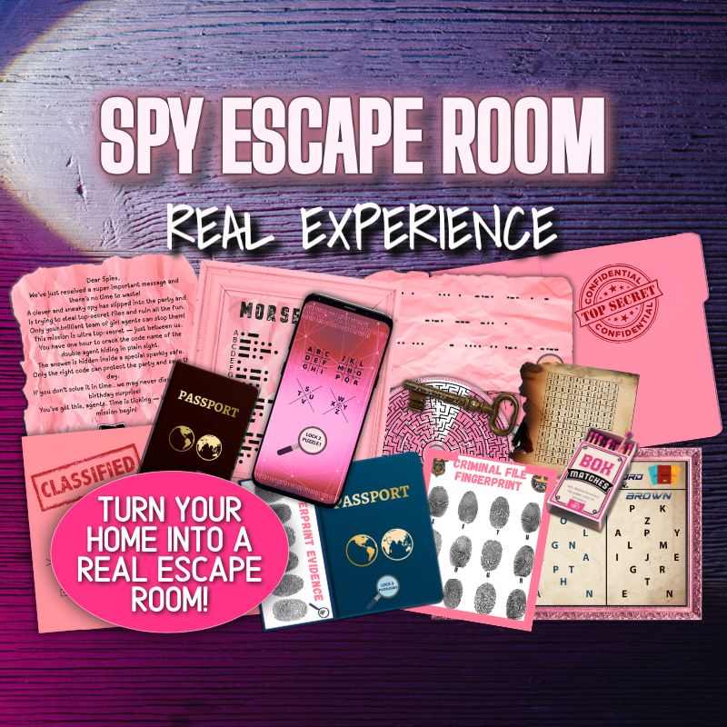 SPY ESCAPE ROOM FOR GIRLS